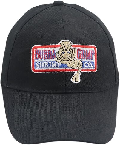 Bubba Gump Baseball Cap, Adjustable Shrimp Co. Embroidered Forest Gump Costume Hats in Saudi Arabia