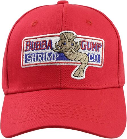 Bubba Gump Baseball Cap, Adjustable Shrimp Co. Embroidered Forest Gump Costume Hats in Saudi Arabia