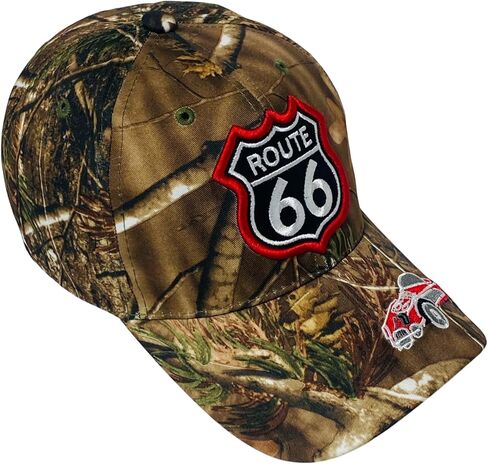 مسار للجنسين 66 قبعة البيسبول المطرزة - قبعة أبي قابلة للتعديل مستوحاة من السفر in Kuwait