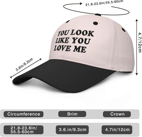 You Look Like You Love Me Hat, Funny Vintage Trucker Hats for Women Men, Trendy Embroidered Snapback Baseball Cap in Saudi Arabia