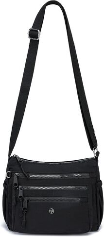 AOCINA Ladies Purses Crossbody Bags for Women Multi Pocket Purse Nylon Lightweight Handbags Shoulder Messenger Bag Pocketbook in Kuwait
