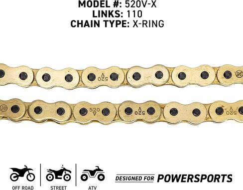 NICHE Drive Sprocket Chain Combo for Kawasaki Ninja ZX10R Front 17 Rear 39 Tooth 520V-X X-Ring 110 Links in Saudi Arabia