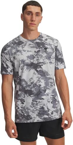 Under Armour Men's Project Rock All Over Print Short Sleeve T Shirt in Kuwait