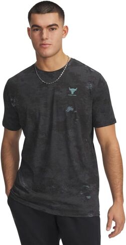 Under Armour Men's Project Rock All Over Print Short Sleeve T Shirt in Kuwait