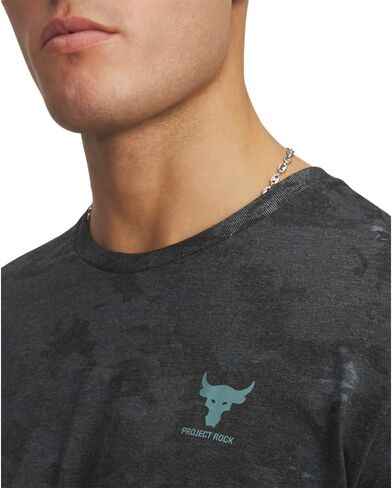 Under Armour Men's Project Rock All Over Print Short Sleeve T Shirt in Kuwait