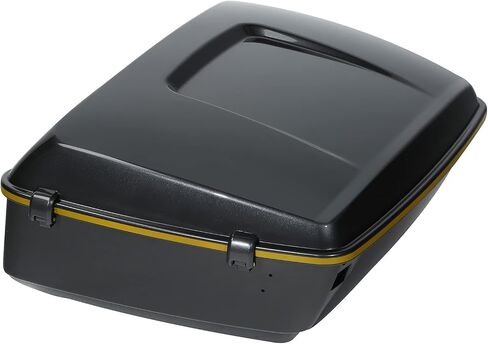 Gold/Black Geometric Shape Fade 13.7" King Pack Trunk W/Latch Key Fit For Harley Tour Pak Touring CVO Road King Road Glide Street Glide Electra Glide Ultra Limited 2014-2025 in Saudi Arabia