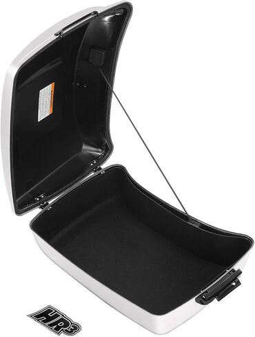 Gold/Black Geometric Shape Fade 13.7" King Pack Trunk W/Latch Key Fit For Harley Tour Pak Touring CVO Road King Road Glide Street Glide Electra Glide Ultra Limited 2014-2025 in Saudi Arabia