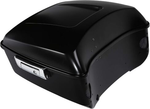 Gold/Black Negetric Shape Fade 13.7 "King Pack Trunk w/Latch Key Fit for Harley Tour Pak Touring Cvo Road Road Glide Glide Electra Glide Ultra Limited 2014-2025 in Saudi Arabia