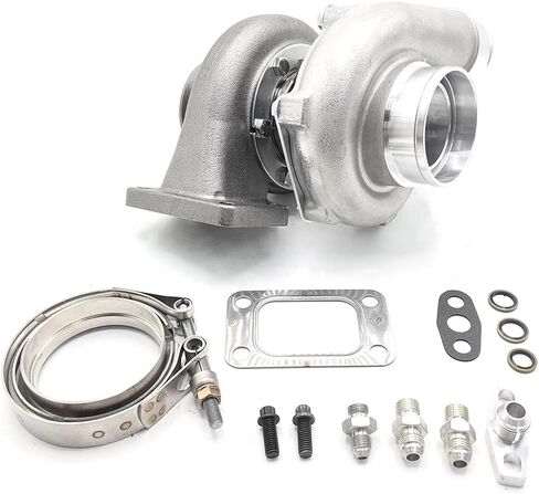 GEN2 GTX3071 BILLET DOPRESSOR WELL TURBO حتى 620 حصانًا مع T3 Inlet 3 "VBAND Outlet A/R .63 in Kuwait