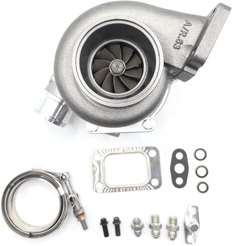 GEN2 GTX3071 BILLET DOPRESSOR WELL TURBO حتى 620 حصانًا مع T3 Inlet 3 "VBAND Outlet A/R .63 in Kuwait