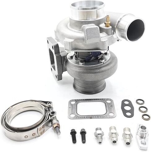 GEN2 GTX3071 BILLET DOPRESSOR WELL TURBO حتى 620 حصانًا مع T3 Inlet 3 "VBAND Outlet A/R .63 in Kuwait