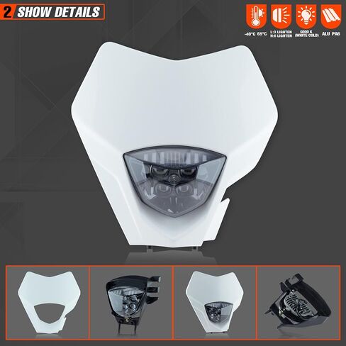 Universal Dirt Bike LED LED LAD - Motorcycle LED LED LED FOR PIK BIKE ATV (RED) in Kuwait