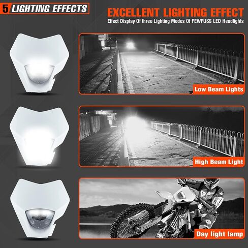 Universal Dirt Bike LED LED LAD - Motorcycle LED LED LED FOR PIK BIKE ATV (RED) in Kuwait
