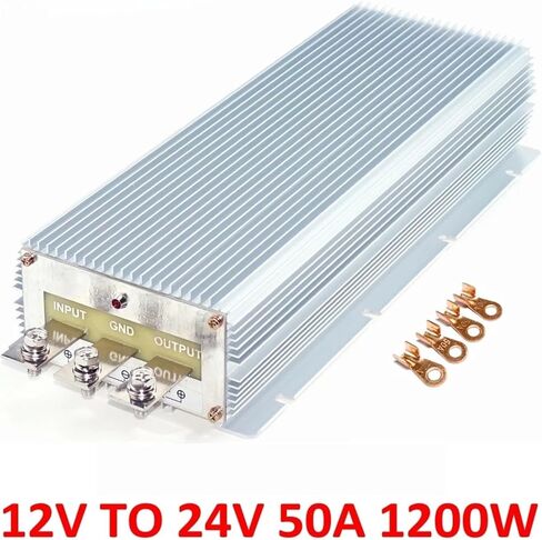 1pcs 12V to 24V 30A 40A 50A DC DC Step up Converter Stabilizer Regulator 12V to 24V Boost Voltage Module High Power(12V to 24V 50A) in Saudi Arabia