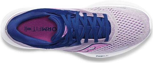 حذاء رياضي نسائي من Saucony Ride 16، أزرق فاتح/أسود، 11 in Saudi Arabia