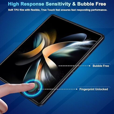[3 + 3 + 2 حزمة] واقي شاشة Samsung Galaxy Z flip 6 5G، 3 عبوات واقي شاشة داخلي من مادة TPU + 3 عبوات من الزجاج المقسى الخارجي + 2 واقي عدسة الكاميرا، سهل التركيب باستخدام أداة المحاذاة in Kuwait