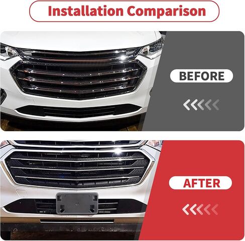 Front Bumper License Plate Frame Bracket Holder Compatible with 2018 2019 2020 2021 Chevrolet Traverse, Replace GM1068196 84282822 Black in Saudi Arabia