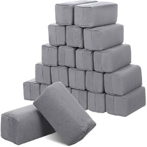 20Pcs Microfiber Applicator Pads, Suede Car Sponge Applicator Car Detailing Coating Microfiber Pads for Cleaning Fine Polishing Graphene Metal Plastic Trim Ceramic Spray in Kuwait