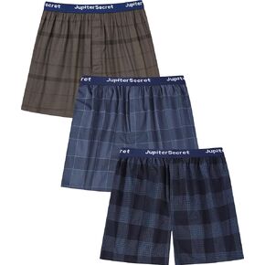ملابس داخلية بوكسر رجالية 100% قطن مطبوعة منسوجة للرجال حزمة سراويل بوكسر in Kuwait