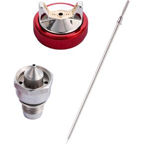 DAXINYANG Tools 1.5mm Needle, Nozzle, Air Cap Set for R500 LVLP Spray Gun, Nozzle Set for Gravity Feed Air Spray Gun in Kuwait