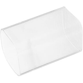 Transparent Candle Cover Open Ended Glass Candle Holder Sleeve Windproof Decorative Shade for Home Wedding and Party in Kuwait