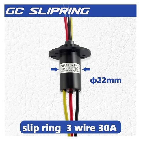 حلقة الانزلاق 3 حلقة التيار 30A AWG12 القطر الخارجي 22 مم in Kuwait