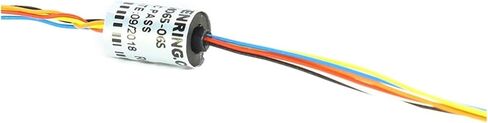 11.8mm Long OD 6.5mm Cap Miniature Slip Ring 6 Wire Low Torque Signal Transmission to Contact Material in Saudi Arabia