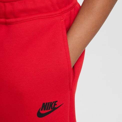 Nike Tech Fleece Big Kids' (Boys') Shorts (FD3289-671, University Red/Black/Black) in Saudi Arabia