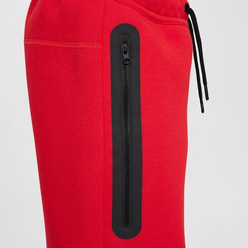 Nike Tech Fleece Big Kids' (Boys') Shorts (FD3289-671, University Red/Black/Black) in Saudi Arabia