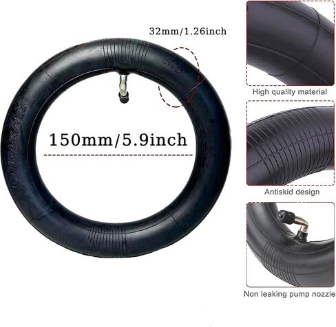 (2 pack) 8 1/2 x2 Scooter Tyre Tube 50/75-6.1 Scooter Electric Inner Tube 8.5 × 2.0 8.5 بوصة أنابيب داخلية in Saudi Arabia