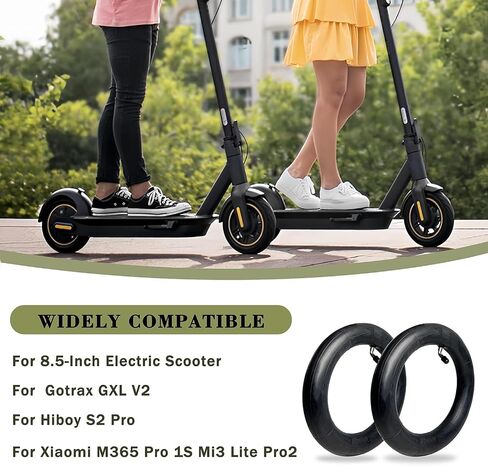 (2 pack) 8 1/2 x2 Scooter Tyre Tube 50/75-6.1 Scooter Electric Inner Tube 8.5 × 2.0 8.5 بوصة أنابيب داخلية in Saudi Arabia