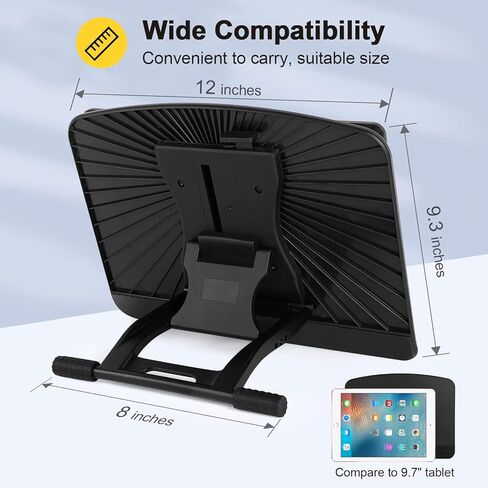 Parblo PR120 Drawing Tablet Stand,for 13.3 to 32 inches Drawing Monitor Graphic Drawing Tablet, Compatible with Wacom Cintiq 16, Kamvas 20/Kamvas 22/Plus/Kamvas 24/Kamvas 24 Plus/Kamvas Pro 24(4K) in Kuwait