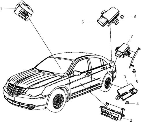 وحدة التحكم في باب Herko 04602621AE FIT Chrysler Dodge Jeep Aspen Durango 07-14 in Saudi Arabia