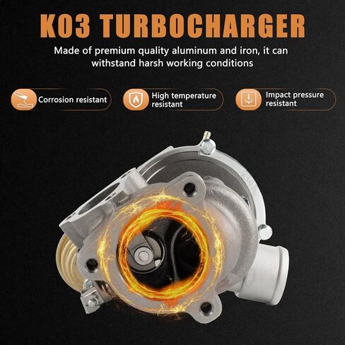 058145703J Turbo Charger Turbocharger & Gasket Kit متوافق مع Audi A4 A6 Quattro Volkswagen Passat 1.8L 1997-2006 917-150 058145703N 058145703C in Saudi Arabia