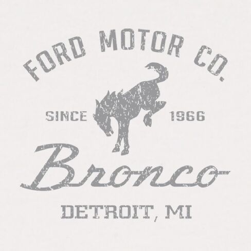 Shark & Hammer Ford Motor Co Detroit Michigan ، Classic Bronco 1966 Cars and Trucks Crewneck Sweatshirt in Saudi Arabia