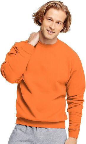 Hanes EcoSmart Fleece, Cotton-Blend Pullover, Crewneck Sweatshirt for Men in Saudi Arabia