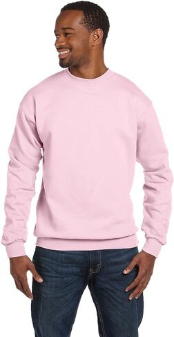 Hanes EcoSmart Fleece, Cotton-Blend Pullover, Crewneck Sweatshirt for Men in Saudi Arabia