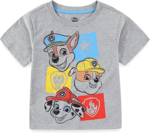 Paw Patrol Nickelodeon Boys Mix and Match Short Sleeve T-Shirt and Shorts 4 Piece Set for Toddlers and Big Kids in Saudi Arabia