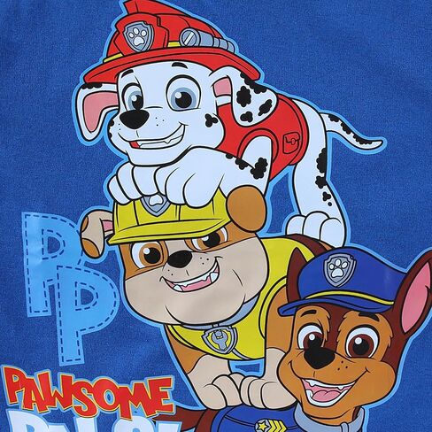 Paw Patrol Nickelodeon Boys Mix and Match Short Sleeve T-Shirt and Shorts 4 Piece Set for Toddlers and Big Kids in Saudi Arabia