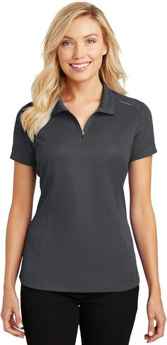 سلطة الميناء السيدات Pinpoint Mesh Zip Polo in Saudi Arabia