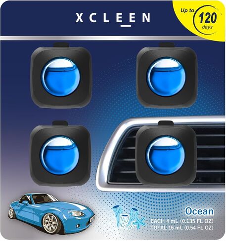 Car Fresheners Vent Clips, Refreshing Peach Car Scents Air Freshener for Long-Lasting, 4 Pack in Saudi Arabia