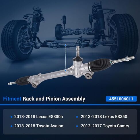 Autoround 4551006011 رف التوجيه الكهربائي وتجميع الجنسين مع الأحذية المتوافقة مع تويوتا كامري 2012-2017 ، أفالون 2013-2018 و لكزس ES350 ES300H 2013-2018 in Saudi Arabia