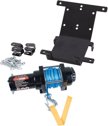 Tusk Winch مع الحبل الاصطناعي و Mount Plate 3500 رطل ل Yamaha Rhino 450 4x4 2006-2009 in Saudi Arabia