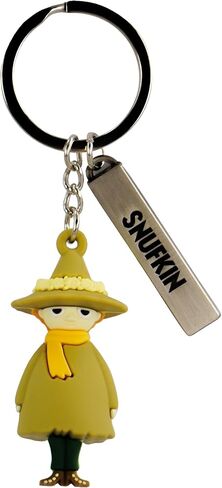 Half Moon Bay Mooominvalley Snufkin 1.5 بوصة Sage PVC والفضة PVC وخاتم مفتاح الجدة المعدنية in Saudi Arabia