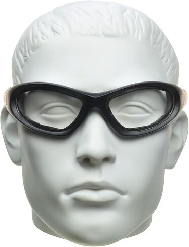 Bikershades Motorcycle Safety Glasses Goggles Interchangeable for Mens LARGE Head Sizes in Kuwait