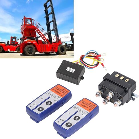 12V 250A ترحيل WINCH الصناعي ، ABS BRASS WINCH RELAY KIT ، RELAY WINCH مع مفتاح توصيل وحدة تحكم للسيارة الصناعية ATV UTV 2000 إلى 5000 رطل ، ويشمل 6 OVSOR حماية in Kuwait