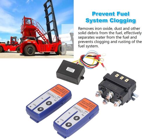 12V 250A ترحيل WINCH الصناعي ، ABS BRASS WINCH RELAY KIT ، RELAY WINCH مع مفتاح توصيل وحدة تحكم للسيارة الصناعية ATV UTV 2000 إلى 5000 رطل ، ويشمل 6 OVSOR حماية in Kuwait