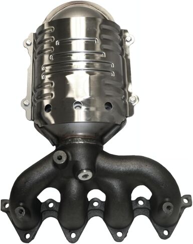 Autoshack العادم Mifold Canvalter Convalter Replance Direct Fit لعام 2006 2007 2008 2008 2010 2011 Hyundai Accent 2006-2011 Kia Rio5 1.6L FWD (EPA Compliant) EMCC00016 in Saudi Arabia