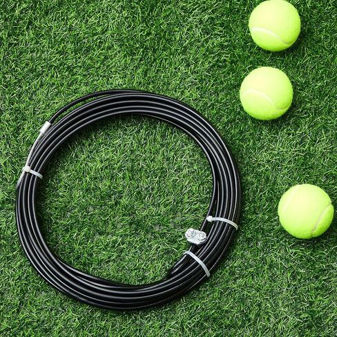 47.25 ft Replacement Tennis Net Cable Volleyball Net Steel Cable Tennis Net Headline Cord PVC Coated Steel Wire Strap Volleyball Tennis Court Accessories fit for 42' Volleyball Tennis Nets in Kuwait
