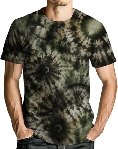 TIEX TIE TINE T-شيرت تي شيرت قصير الأكمام طاقم الطواقم in Kuwait